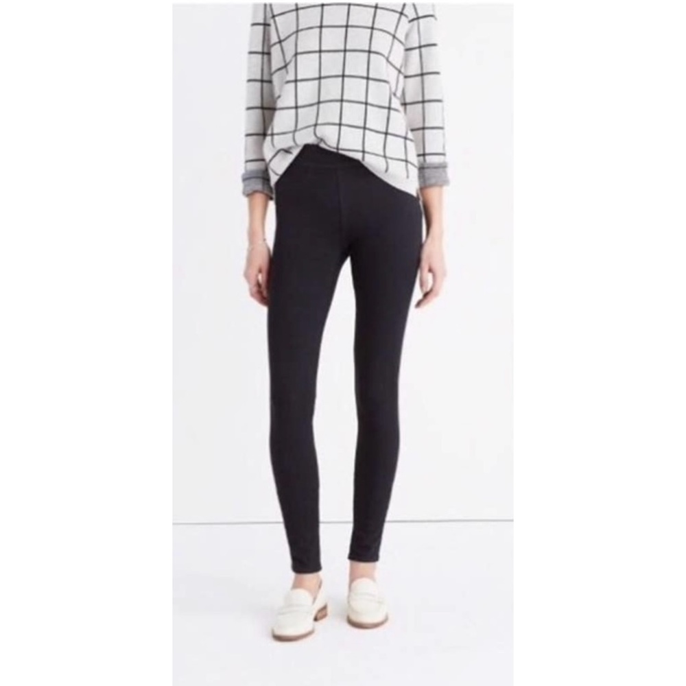 Madewell The Anywhere Jean Pull-On Stretch Skinny Black Wash Sz 27